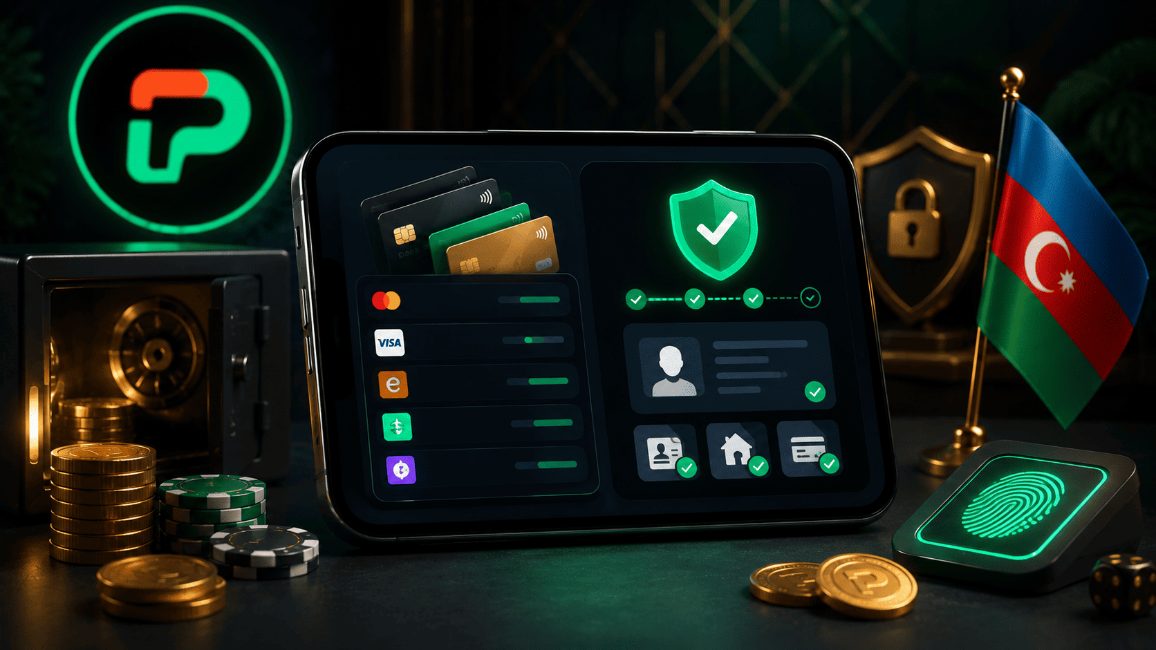 Pinco Casino Azərbaycan ödəniş və verifikasiya bölməsi