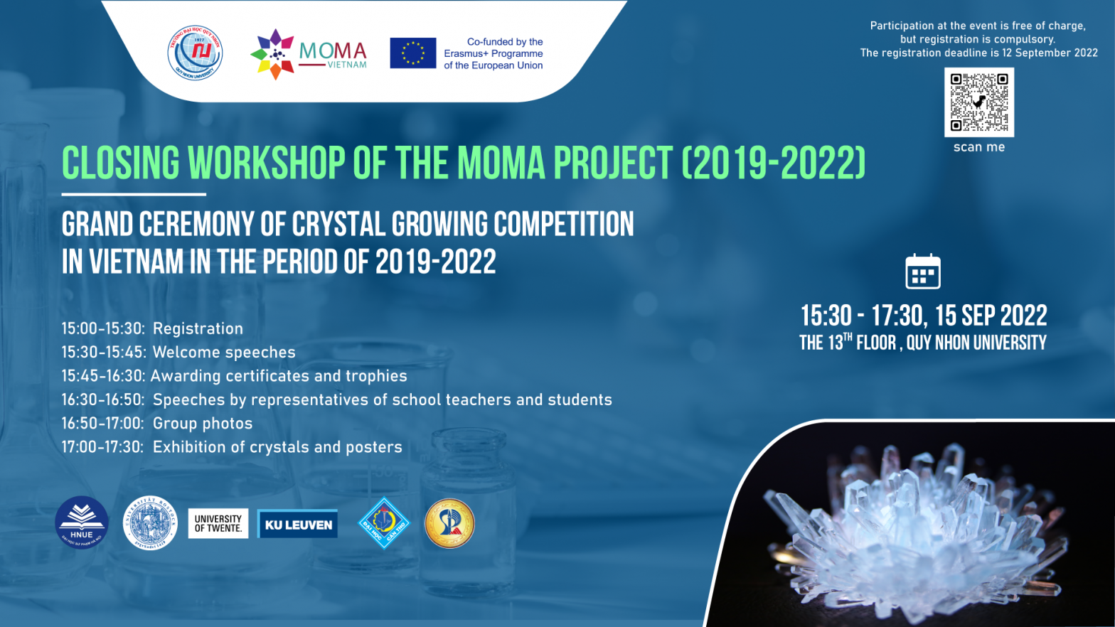 A Grand Ceremony and Awarding Ceremony of Vietnam Crystal Growing Competition 2022